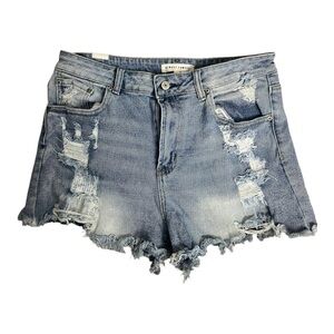 Almost Famous Size 13 Blue Denim Jean Shorts
